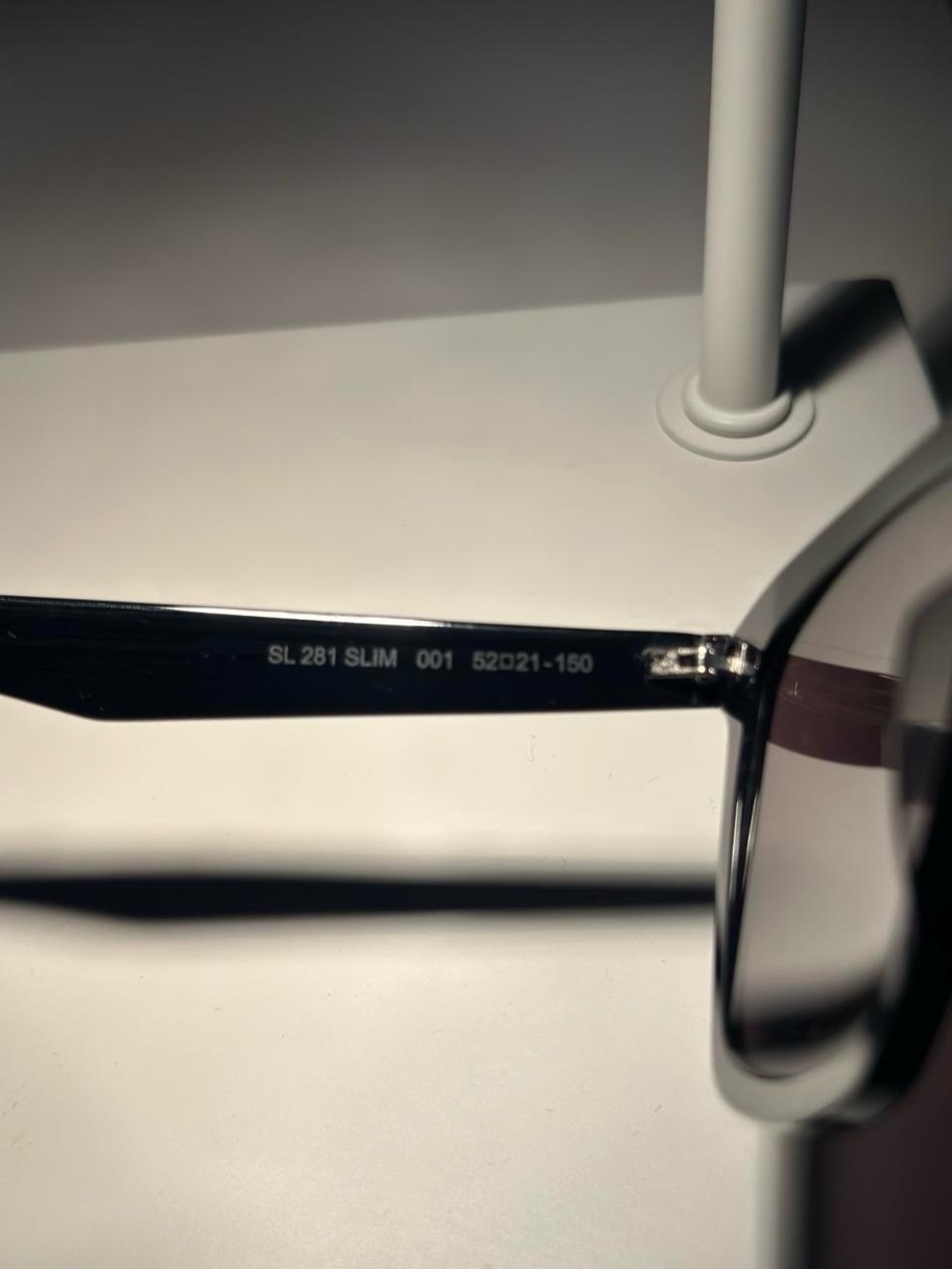 Saint Laurent SL 281 SLIM Black Designer Sunglasses NWOT Unisex - Picture 5 of 6